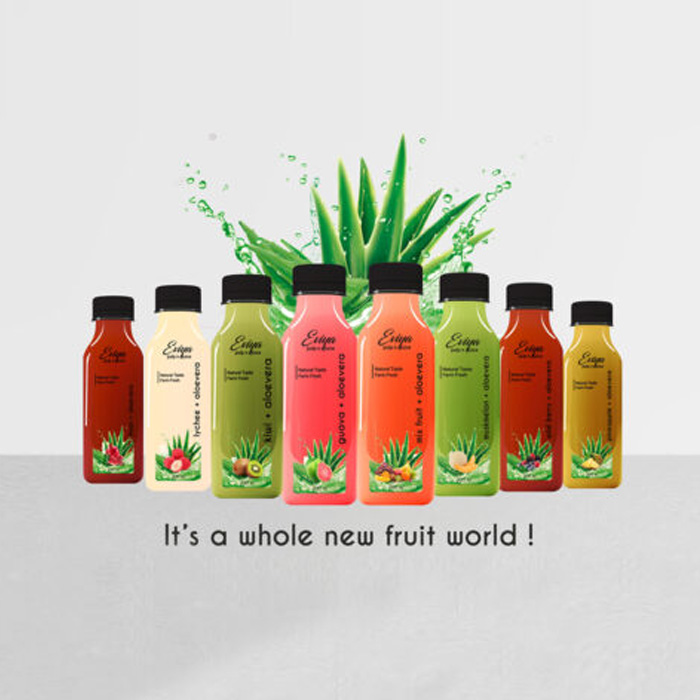 Eviya Fruit Pulp and Aloe Vera Juice Drink 8 Flavors